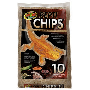 40 quart (4 x 10 qt) Zoo Med Repti Chips Aspen Wood Chips for Desert Lizards and Snakes