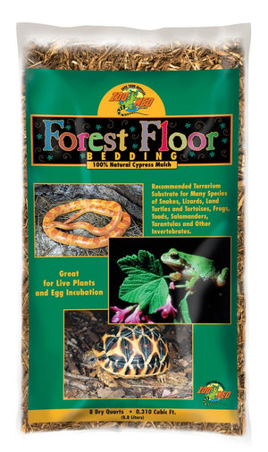 24 quart (3 x 8 qt) Zoo Med Forest Floor Bedding Natural Cypress Mulch