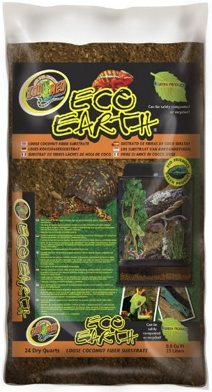 72 quart (3 x 24 qt) Zoo Med Eco Earth Loose Coconut Fiber Substrate