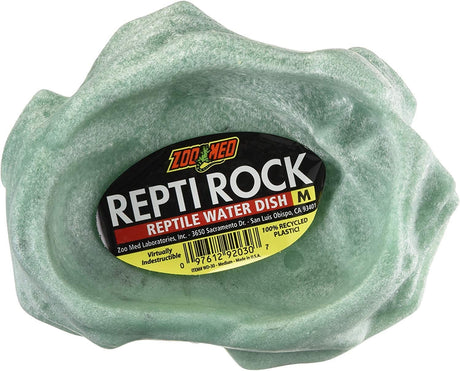 Medium - 1 count Zoo Med Repti Rock Reptile Water Dish