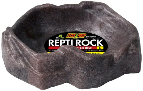 Large - 1 count Zoo Med Repti Rock Reptile Water Dish