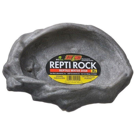 X-Large - 1 count Zoo Med Repti Rock Reptile Water Dish