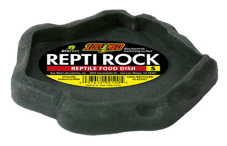 Small - 9 count Zoo Med Repti Rock Reptile Food Dish