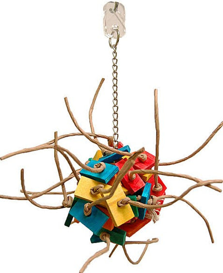 Small - 1 count Zoo-Max Fire Ball Hanging Bird Toy