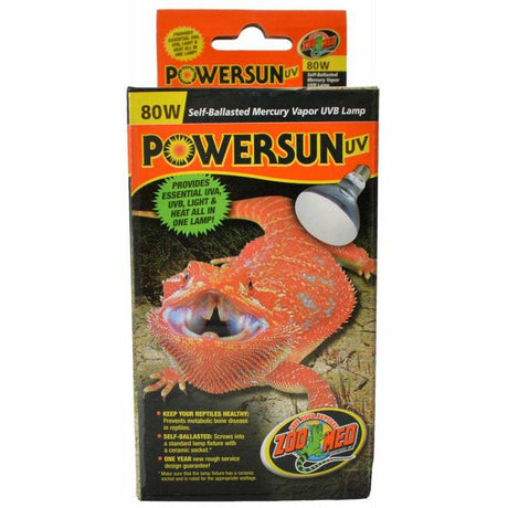 Zoo Med PowerSun UV Mercury Vapor UVB Lamp - PetMountain.com