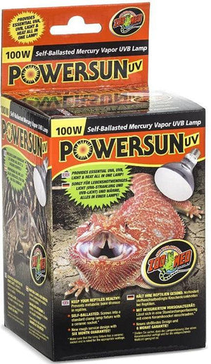 Zoo Med PowerSun UV Mercury Vapor UVB Lamp