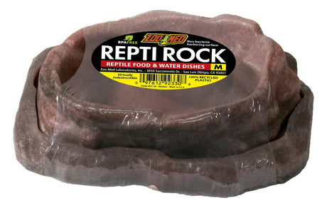 Zoo Med Repti Rock Reptile Food and Water Dishes Assorted Colors - PetMountain.com
