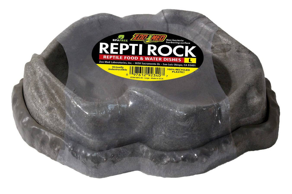 Zoo Med Repti Rock Reptile Food and Water Dishes Assorted Colors - PetMountain.com
