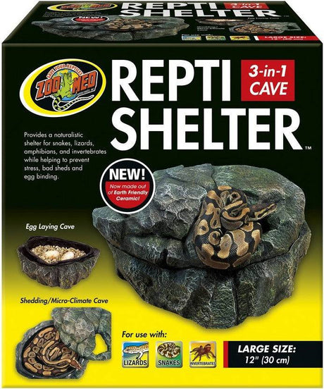 Zoo Med Repti Shelter 3 in 1 Cave for Reptiles