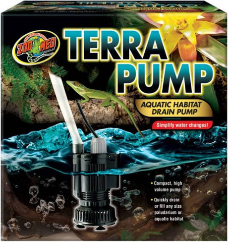 Zoo Med Terra Pump Habitat Drain Pump - PetMountain.com