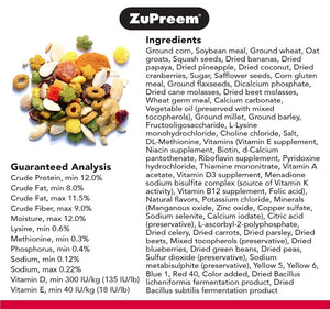 4 lb ZuPreem Smart Selects Bird Food for Large Birds