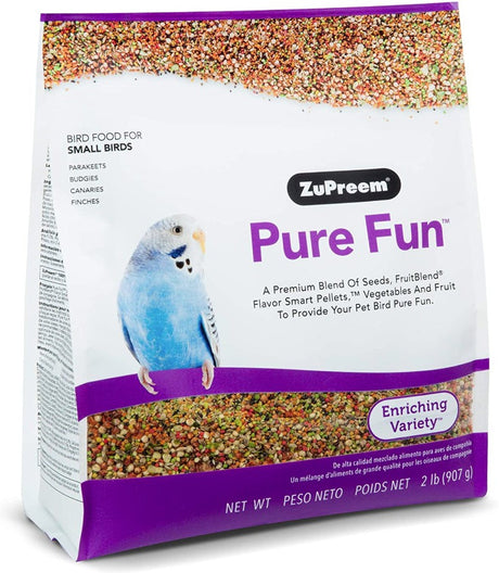 6 lb (3 x 2 lb) ZuPreem Pure Fun Enriching Variety Seed for Small Birds