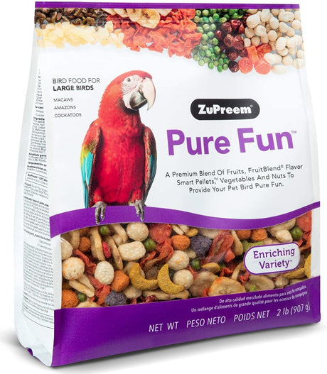 6 lb (3 x 2 lb) ZuPreem Pure Fun Enriching Variety Seed for Large Birds