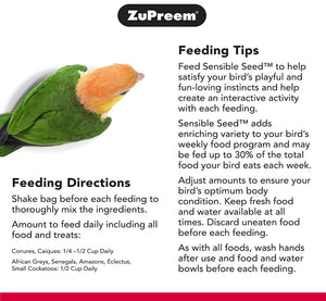 2 lb ZuPreem Sensible Seed Enriching Variety for Medium Birds