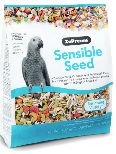 6 lb (3 x 2 lb) ZuPreem Sensible Seed Enriching Variety for Parrot and Conures