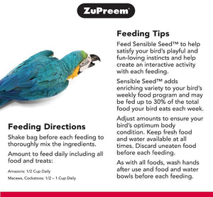 2 lb ZuPreem Sensible Seed Enriching Variety for Large Birds