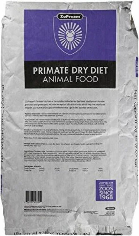 ZuPreem Primate Dry Diet Animal Food - PetMountain.com