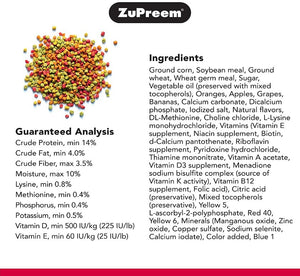 2 lb ZuPreem FruitBlend Flavor with Natural Flavors Bird Food for Small Birds