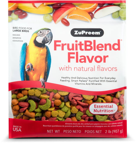 ZuPreem FruitBlend Flavor with Natural Flavors Bird Food for Large Birds - PetMountain.com