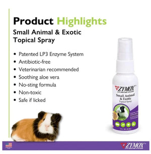 2 oz Zymox Small Animal & Exotic Topical Solution