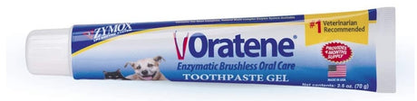 Zymox Oratene Enzymatic Brushless Toothpaste Gel for Dogs and Cats - PetMountain.com